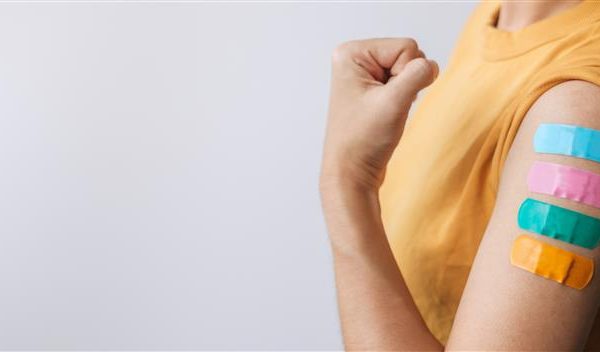Bare arm and fist.
